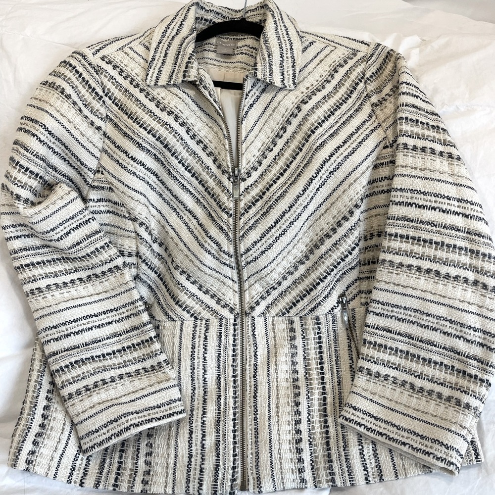 Chicos size 3 zipper jacket